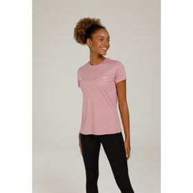 Kinetix SN230 Basic Pes C Neck T-Pembe Kadın T-shirt
