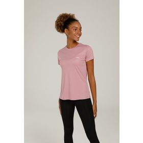 Kinetix SN230 Basic Pes C Neck T-Pembe Kadın T-shirt
