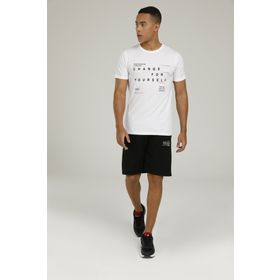 Kinetix SN995 Brian Slogan Beyaz Erkek T-Shirt
