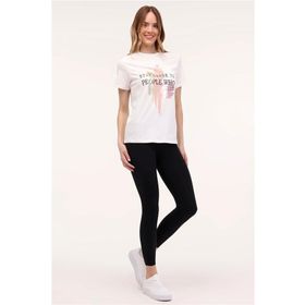 Kinetix WL Lelia 11MS250 4 FX Ekru Kadın T-shirt