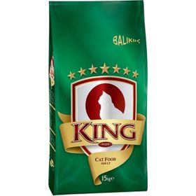 King Balıklı 15 kg Yetişkin Kuru Kedi Maması