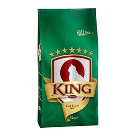 King Balıklı 15 kg Yetişkin Kuru Kedi Maması