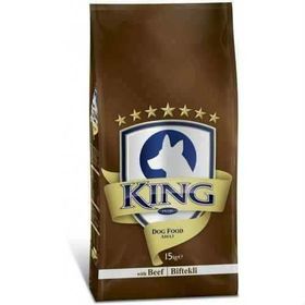 King Biflekli 1 kg Yetişkin Açık Köpek Maması