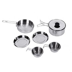 King Camp Backpacker III Silver 2 Kişilik Yemek Seti