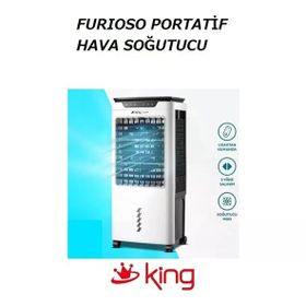 King Furioso KPS6102 Portatif Uzaktan Kumandalı Hava Soğutucu