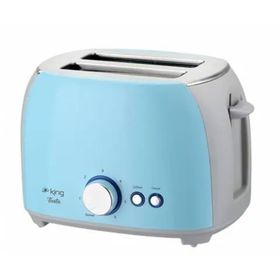 King K-2178 Fiesta 800 W 2 Dilim Hazneli Ekmek Kızartma Makinesi Mor