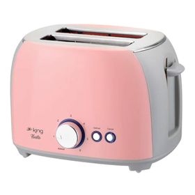 King K-2178 Fiesta 800 W 2 Dilim Hazneli Ekmek Kızartma Makinesi Mor