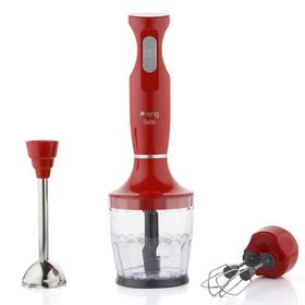 King KBS981 Kırmızı Halden Blender Set