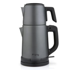 King KCM331 Tea Pro Inox Antrasit Çay Makinesi