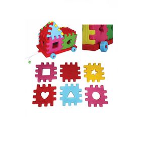 King Kids 12 Parça Lp 5011 Arabalı Puzzle