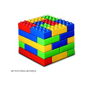 King Kids 48 Parça Br 7010 Eğitici Tuğla