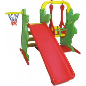 King Kids KS9060A Kaydırak Salıncak Set