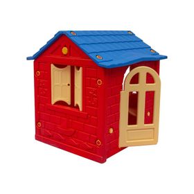 King Kids Tek Kapılı Kırmızı Oyun Evi