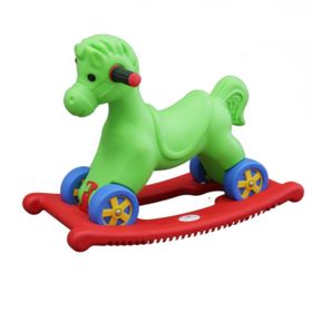 King Kids Yeşil Sallanan Truva At