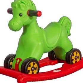 King Kids Yeşil Sallanan Truva At