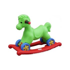 King Kids Yeşil Sallanan Truva At