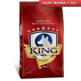 King Kuzu Etli 1 kg Açık Köpek Maması