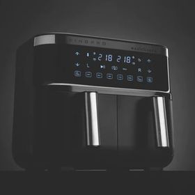 King KYF32 Pro Magicchef Plus Dual 4+4 lt Siyah Airfryer