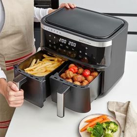 King KYF32 Pro Magicchef Plus Dual 4+4 lt Siyah Airfryer