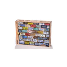 King Of Puzzle ABD Eyalet Plakaları 1000 Parça Puzzle