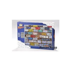 King Of Puzzle ABD Eyalet Plakaları 500 Parça Puzzle