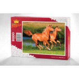 King Of Puzzle Atlar 2000 Parça Puzzle