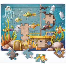 King Of Puzzle Batık Gemi 35 Parça Puzzle