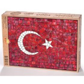 King Of Puzzle Bayrak Mozaik 1000 Parça Puzzle