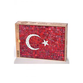 King Of Puzzle Bayrak Mozaik 1000 Parça Puzzle