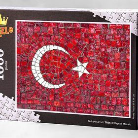 King Of Puzzle Bayrak Mozaik 1000 Parça Puzzle
