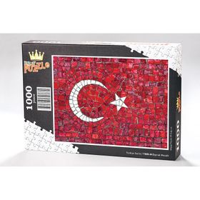 King Of Puzzle Bayrak Mozaik 1000 Parça Puzzle