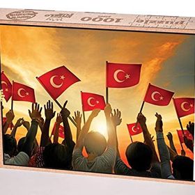 King Of Puzzle Bayrak Sevgisi 1000 Parça Puzzle