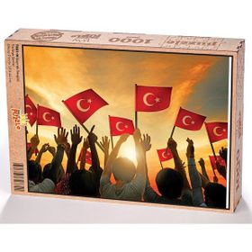 King Of Puzzle Bayrak Sevgisi 1000 Parça Puzzle