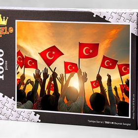 King Of Puzzle Bayrak Sevgisi 1000 Parça Puzzle