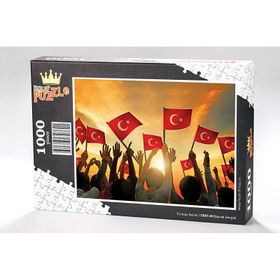 King Of Puzzle Bayrak Sevgisi 1000 Parça Puzzle