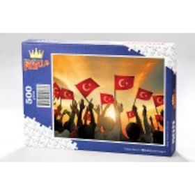 King Of Puzzle Bayrak Sevgisi 500 Parça Puzzle