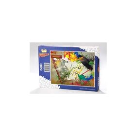 King Of Puzzle Çevredeki At 500 Parça Puzzle