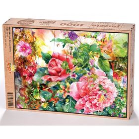 King Of Puzzle Çiçek Bahçesi Detay 1000 Parça Puzzle