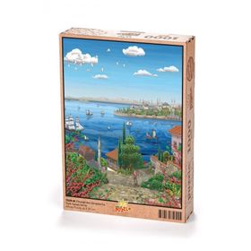 King Of Puzzle Cihangirden Sarayburnu - Nasuhi Hasan Çolpan 1000 Parça Puzzle