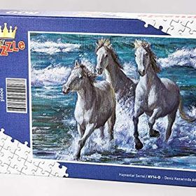 King Of Puzzle Deniz Kenarında Atlar 500 Parça Puzzle