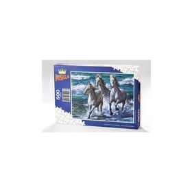 King Of Puzzle Deniz Kenarında Atlar 500 Parça Puzzle