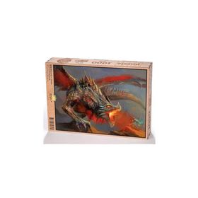 King Of Puzzle Ejderha ve Şövalye 1000 Parça Puzzle