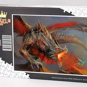 King Of Puzzle Ejderha ve Şövalye 1000 Parça Puzzle