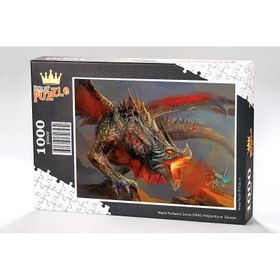 King Of Puzzle Ejderha ve Şövalye 1000 Parça Puzzle