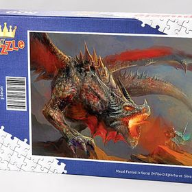 King Of Puzzle Ejderha ve Şövalye 500 Parça Puzzle