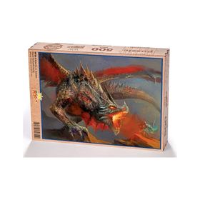 King Of Puzzle Ejderha ve Şövalye 500 Parça Puzzle