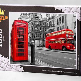 King Of Puzzle Fleet Caddesi Londra 1000 Parça Puzzle