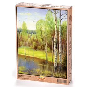 King Of Puzzle Göldeki Kavaklar 1000 Parça Puzzle