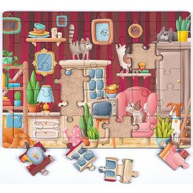 King Of Puzzle Güzel Evimiz 35 Parça Puzzle
