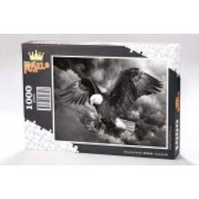 King Of Puzzle Kara Kartal 1000 Parça Puzzle